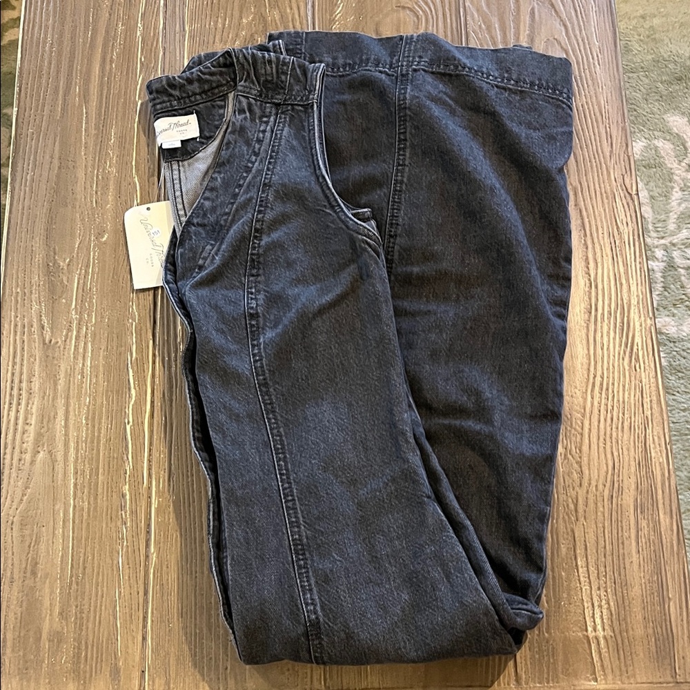 NWT Universal Thread - Black Denim Button-Down An… - image 2